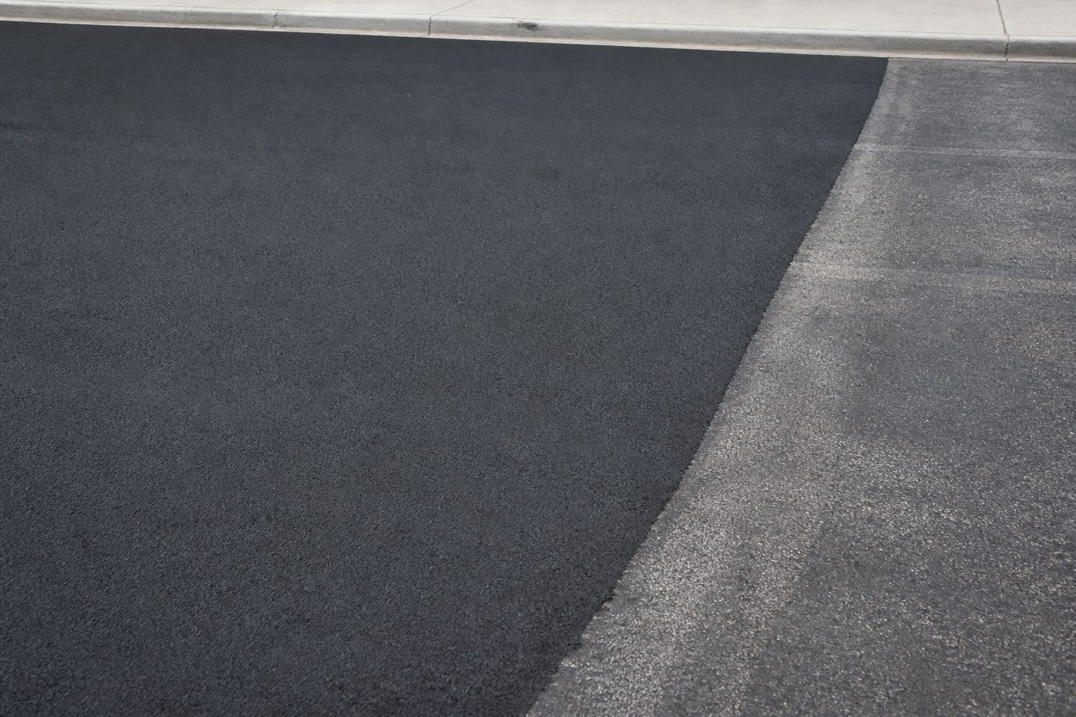 Sealcoating pavement example